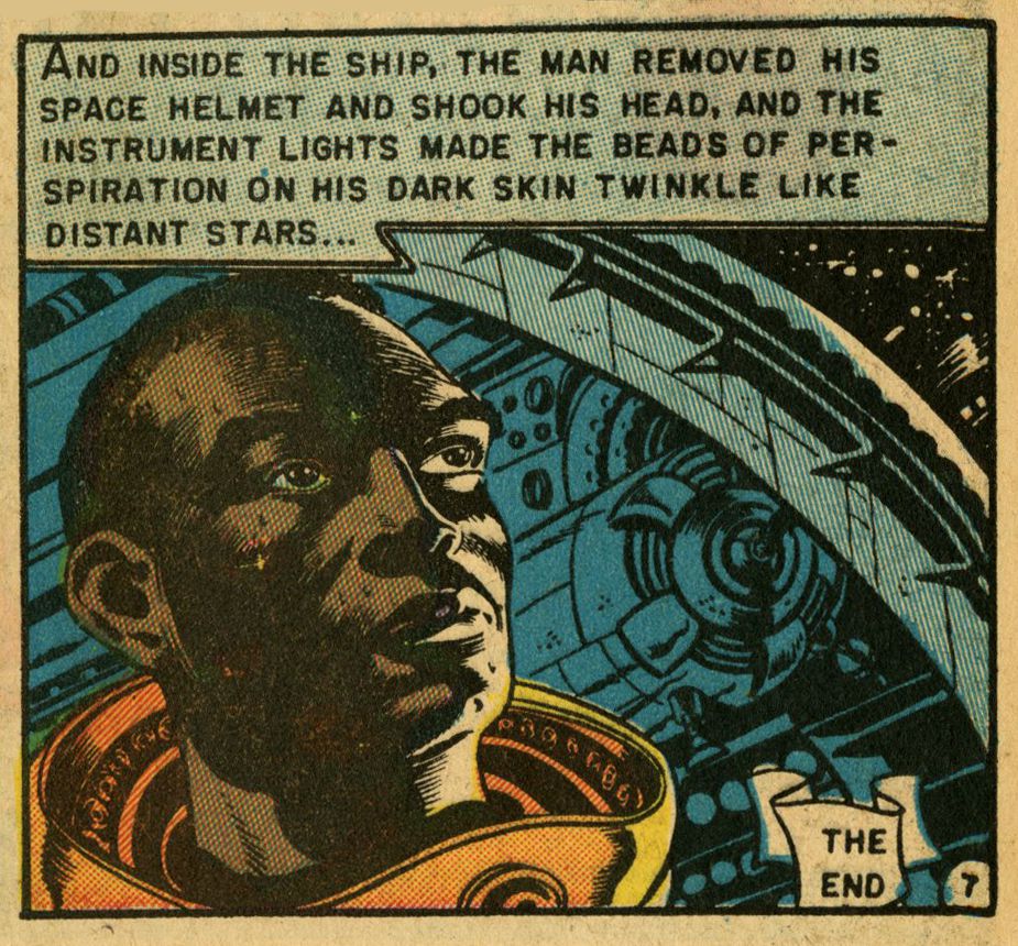 the final panel of EC Comics' Judgement Day